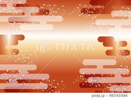 赤い雲の背景 赤い雲の背景 96593986