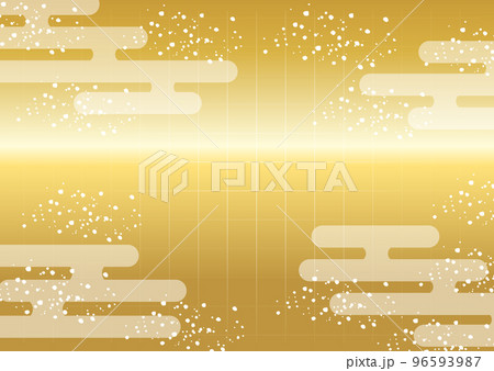 金の雲背景 金の雲背景 96593987