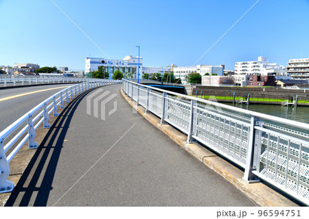 瑞穂大橋／新中川より瑞江中学校方面を望む(東京都江戸川区)【2022.10】 96594751