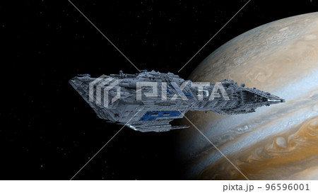 宇宙船と惑星 96596001
