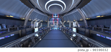 宇宙船内の検査室 96596032