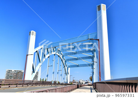 明和橋／新中川 西瑞江方向を望む(東京都江戸川区)【2022.10】 96597331