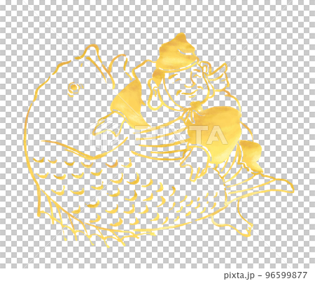 Mr. Ebisu Ebisu Ebisu illustration material 96599877