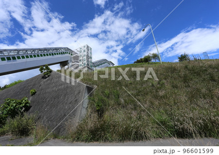 夏の上信越自動車道、佐久パーキングエリアの平尾山公園 夏の上信越自動車道、佐久パーキングエリアの平尾山公園 96601599