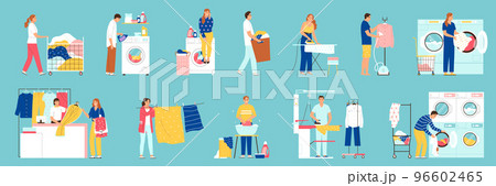 Laundry Flat Color Set 96602465