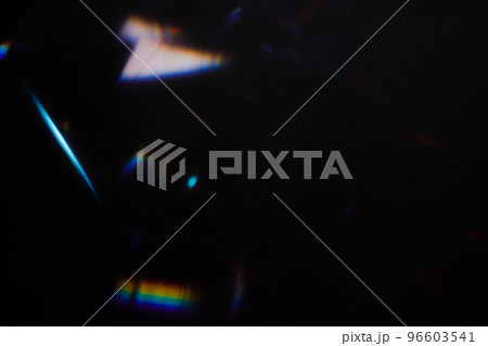 colorful rainbow crystal light leaks on black background colorful rainbow crystal light leaks on black background 96603541