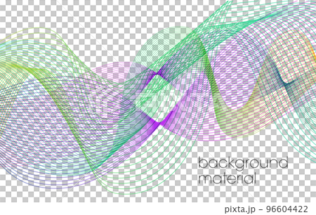 Curve blend image with colorful gradation lines Curve blend image with colorful gradation lines 96604422