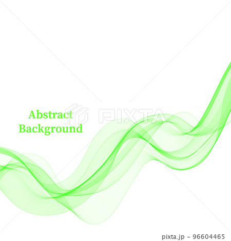 Abstract vector colorful wave lines y white background. Modern design elements. deps 10 96604465