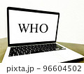 whoと書かれたパソコン画面 96604502