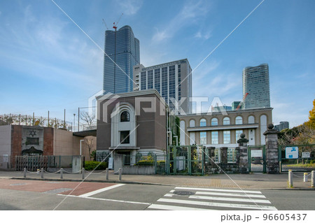 東京都港区芝公園の東京都水道局芝給水所 96605437