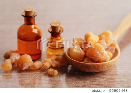 Frankincense or olibanum aromatic resin used in incense and perfumes. Frankincense or olibanum aromatic resin used in incense and perfumes. 96605443