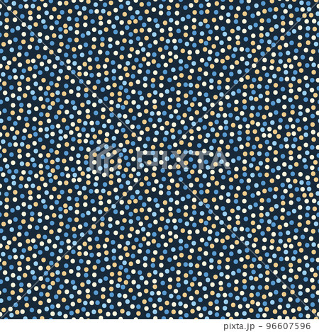 Abstract blue circles seamless design pattern 96607596