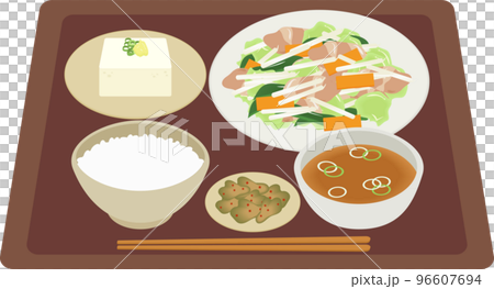 肉野菜炒め定食 96607694