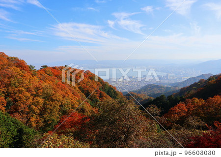 秋の比叡山・比叡山ドライブウェイ(夢見が丘展望台) 96608080