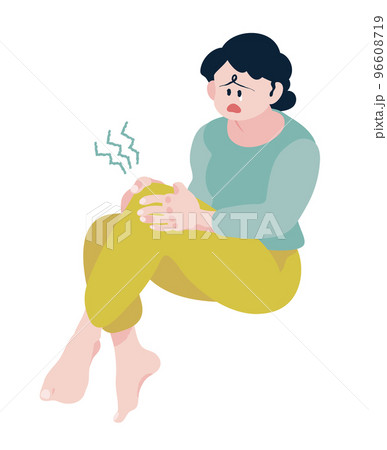 膝の不調 膝の痛みを抱えている人 関節痛 96608719