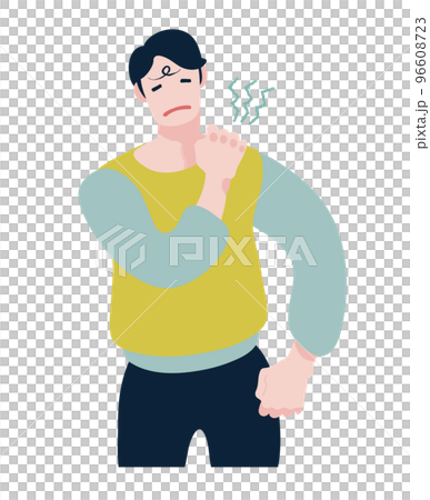 肩こり 肩周りの不調を抱えている人 疲労 96608723