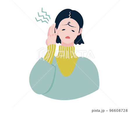 片頭痛 頭が重い 頭が痛い人 疲れによる不調  96608728