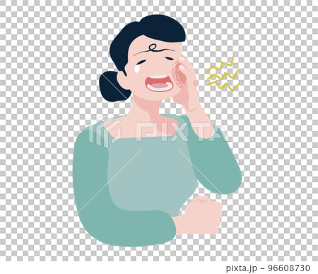 齲齒和牙齦炎 因感覺過敏而牙痛的人 牙痛的人 齲齒和牙齦炎 因感覺過敏而牙痛的人 牙痛的人 96608730