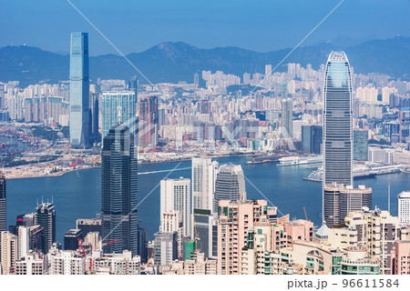 View of the downtown of Hong Kong. 96611584