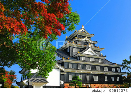 【岡山県】紅葉の岡山城(令和の大改修後) 【岡山県】紅葉の岡山城(令和の大改修後) 96613078