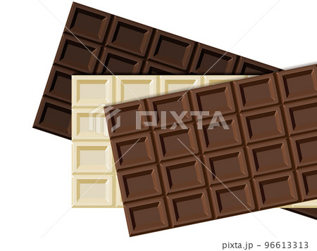 チョコレート 板チョコ バレンタインデー素材 チョコレート 板チョコ バレンタインデー素材 96613313