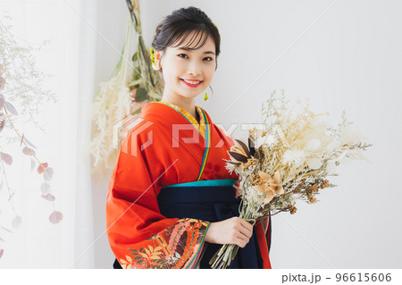 袴　卒業式　振袖　 96615606