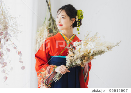 袴　卒業式　振袖　 96615607
