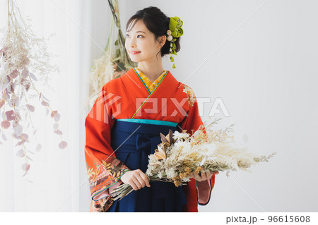 袴　卒業式　振袖　 96615608