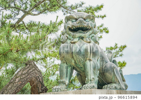 厳島神社の狛犬 厳島神社の狛犬 96615894