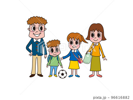 家族イラスト01 96616882