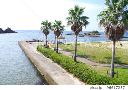浜田市国府海水浴場海浜公園の景色 96617287