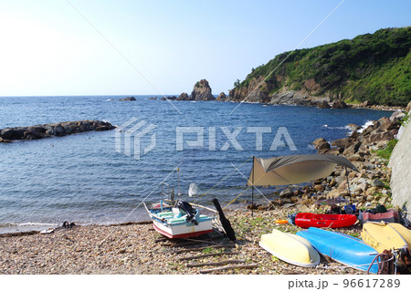 浜田市生湯海水浴場の景色 浜田市生湯海水浴場の景色 96617289