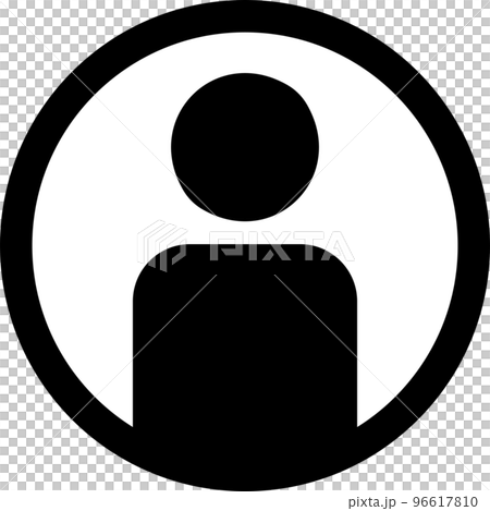 Simple illustration of avatar icon 96617810