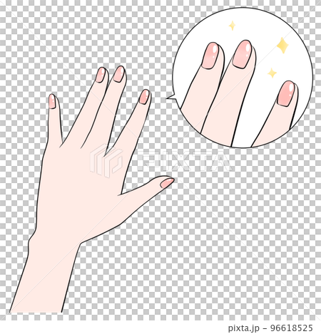 美麗的指甲圖解(放大)動漫畫 美麗的指甲圖解(放大)動漫畫 96618525