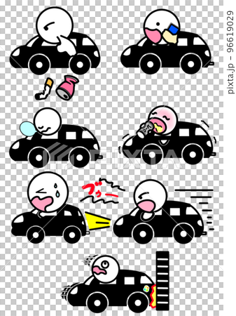 自動車運転　マナー違反　危険行為　違反 96619029