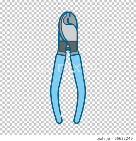 シンプルなケーブルカッターのイラスト シンプルなケーブルカッターのイラスト 96622249