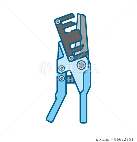 シンプルなダクトカッター（エアコンダクトカッター）のイラスト 96622251