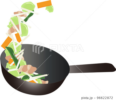 煽られる肉野菜炒め 煽られる肉野菜炒め 96622872