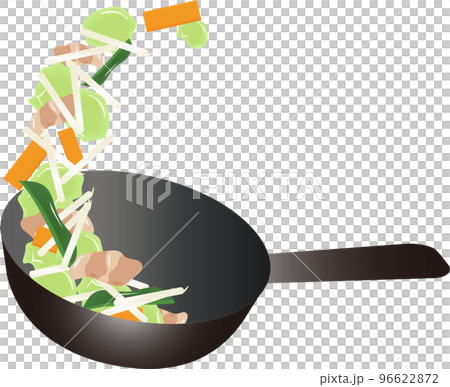 煽られる肉野菜炒め 煽られる肉野菜炒め 96622872