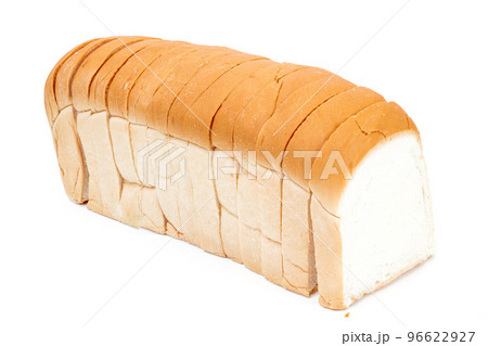 Sliced bread food on a white background 96622927