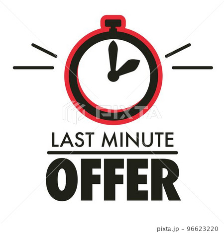 Offer last minute, promotion or discount sale 96623220