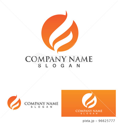 fire flame logo icon vector design template fire flame logo icon vector design template 96625777