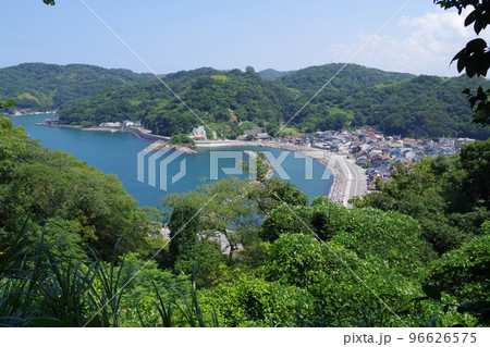 浜田城址から眺めた外の浦の景色 96626575