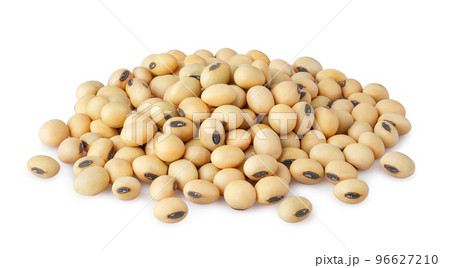 soybeans or soya heap isolated on white soybeans or soya heap isolated on white 96627210