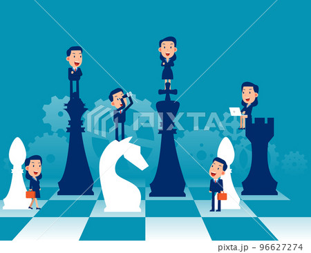 Business management and planning. Chess challenge and competitive Business management and planning. Chess challenge and competitive 96627274