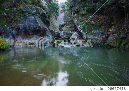 【差切峡】ドの渕【麻績川】 96627458