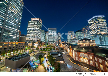 都市風景「東京都」東京駅前・丸の内 都市風景「東京都」東京駅前・丸の内 96630321