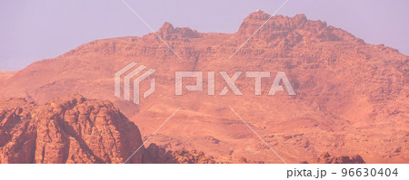 sandstone rocks in little petra Jordan sandstone rocks in little petra Jordan 96630404