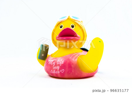 Instagram influencer Duck Floating Toy with phone and mirror 96635177