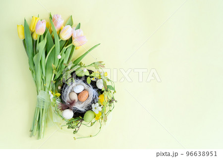Easter colored eggs 96638951
